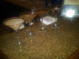 Chocolate martinis
