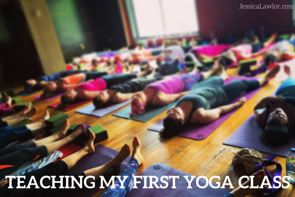 teaching yoga- Jessica Lawlor
