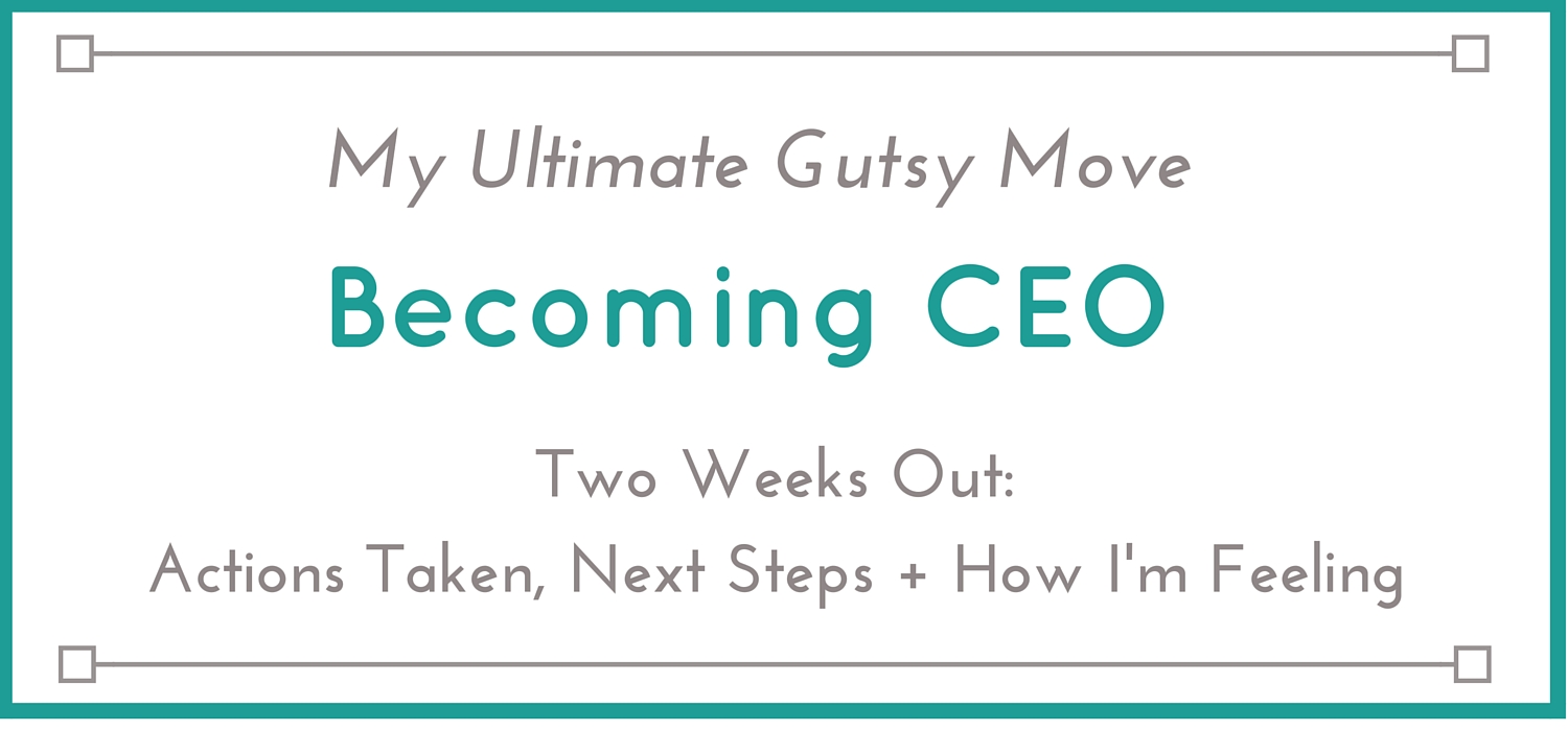 becoming CEO- Jessica Lawlor