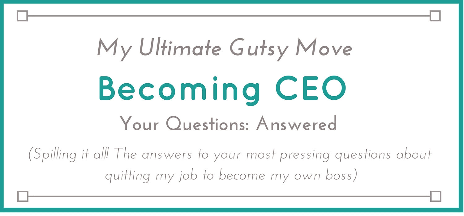 becoming CEO- Jessica Lawlor
