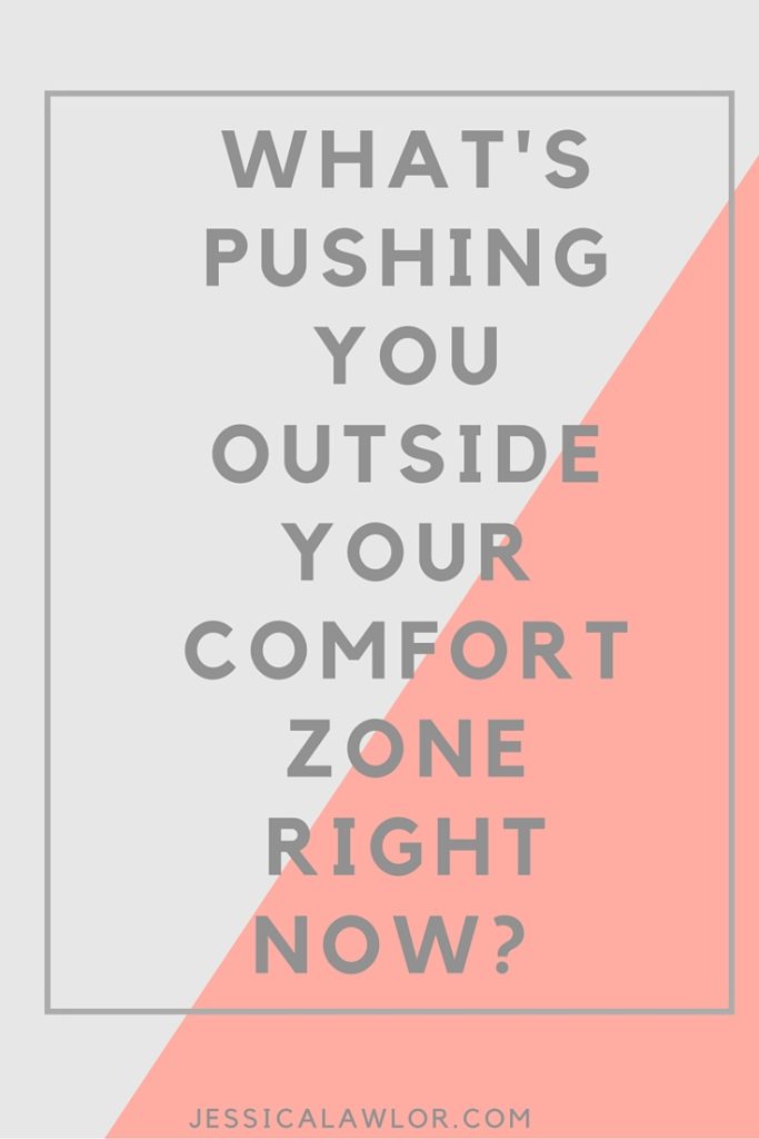 It's been awhile since I've checked in to ask, "What's making you step outside your comfort zone? Here are a few ways I've been doing just that.