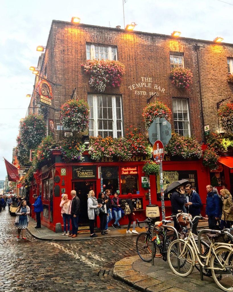 The famous Temple Bar in Dublin, Ireland -- Ireland Travel Guide