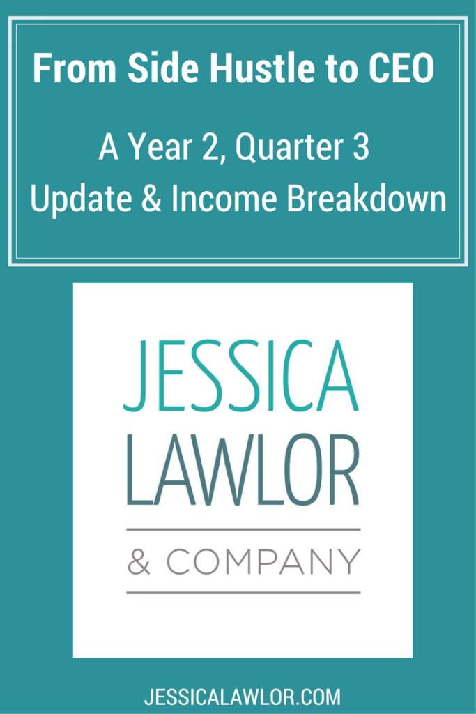 From Side Hustle to CEO: A Year 2, Quarter 3 Update & Income Breakdown