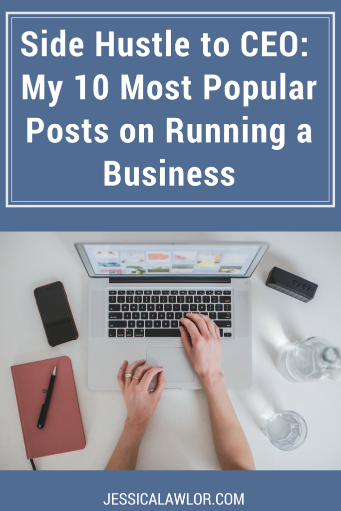 Happy 2nd anniversary, JL&Co! Get caught up on my journey from side hustle to CEO with the 10 most popular posts on running a business.