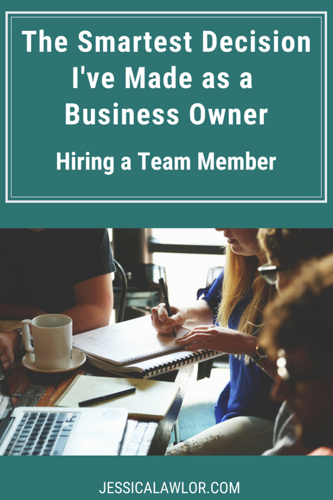 Hiring a team member has been the single smartest decision I've made as a business owner. Here's how hiring a team member has helped me grow JL&Co.